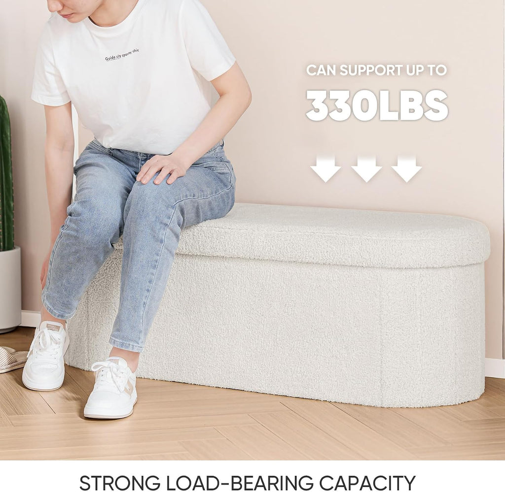 43.3" Sherpa Storage Ottoman