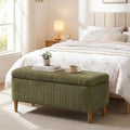 39.4" Upholstered Storage Ottoman Bench
