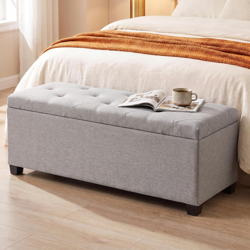 43.3" Storage Ottoman Bench