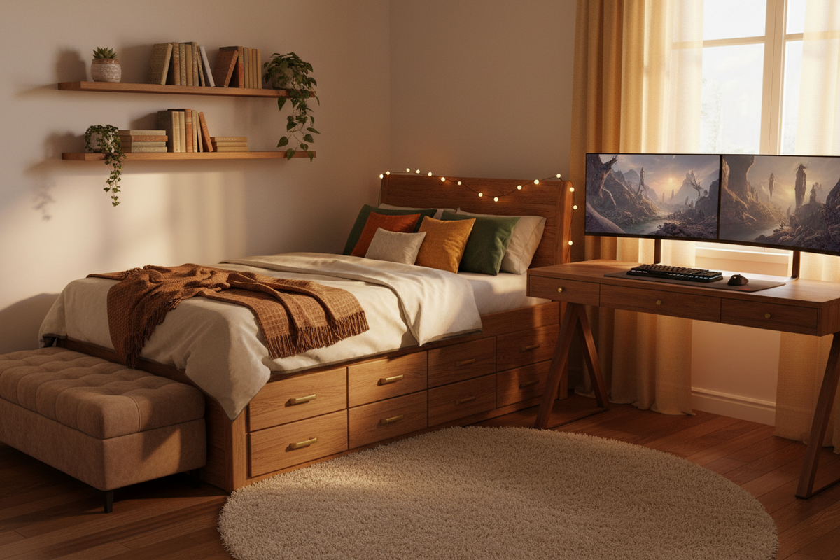 Teen Bedroom Combined Scene